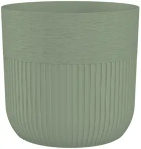 Plastmasas apaļa puķu podu pārvalka FORM_PLASTIC LUCA PETIT 19, modelis FP-5430_085