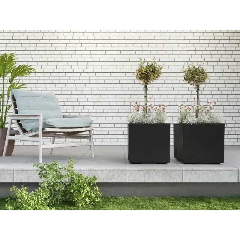 LAMELA Neogard KARO ECO Anthracite flower trough Photo 6