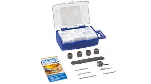 Chisel set DIGITUS 2615C681JA — steel woodworking chisels, 3.2 mm cutting edge, stainless steel handles, box set