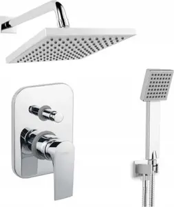 Built-in shower set Sourcing SQUERTO SET-SQ1-P – concealed mixer shower system, single-function