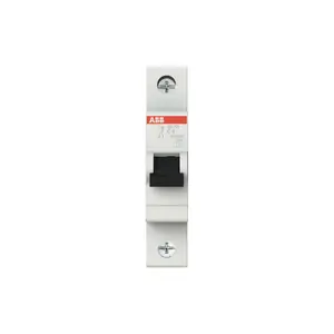 Miniature circuit breaker ABB SH201‑C6 1‑pole C curve 6 A, 12–253 V, 50/60 Hz, IP20