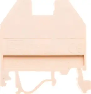 Skrūvju spailes savienotājs (sliede) Eti-Polam VS 4, 4 mm², bēšs