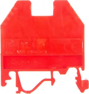 Terminal connector (rail) Eti-Polam VS 4 PA+ red — threaded 4 mm²