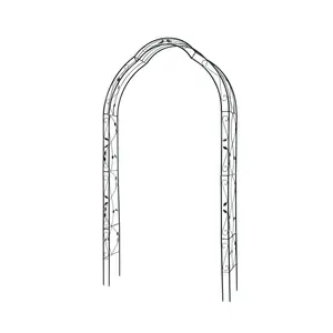 Garden arch Static Control GARDEN ARCH 145x37.5x260 cm — metal garden arch for climbing plants