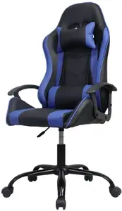 Office Chair 6911 Blue — ergonomic swivel task chair, adjustable height, tilt mechanism