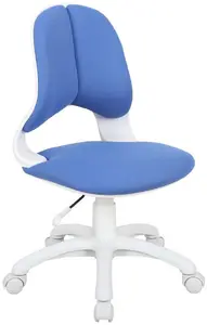 Biroja krēsls CHAIR CX1510M Blue — pagriežams darba krēsls, regulējama augstuma, ar riteņiem