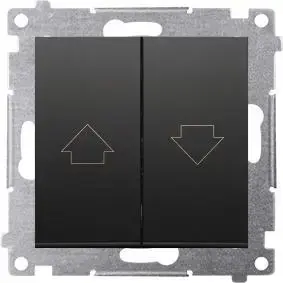 Shutter Switch Kontakt-Simon Simon54 DZP1.01/49 black