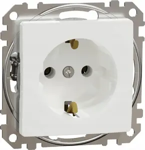 SCHNEIDERE Schuko kontaktligzda Schneider Sedna Design SDD111025 balta