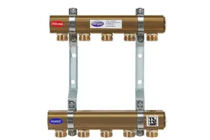 Manifold (11-section) Gorgiel model 1041122210 with 1/2" and 3/4" nipples