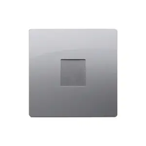 Накладка для монтажной коробки Kontakt‑Simon BMP/21 Metallic, пластик, 1 шт