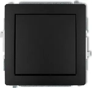 Switch mechanism Karlik 12DWP-3.1 — single-pole stair switch mechanism, one rocker without pictogram