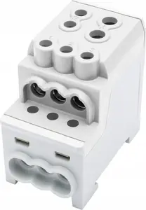 Распределительный шинный блок Simet SIMBLOCK SDB 200 Al/Cu (81602002) серый