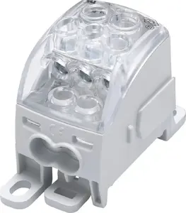 Распределительный блок Simet SIMBLOCK SUB 160 (81653002) — универсальный Al/Cu, серый