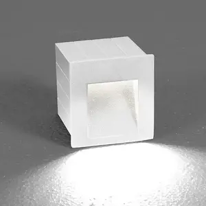 Wall light NOWODVORSKI Step 1x3W LED IP44 recessed outdoor white model 6908