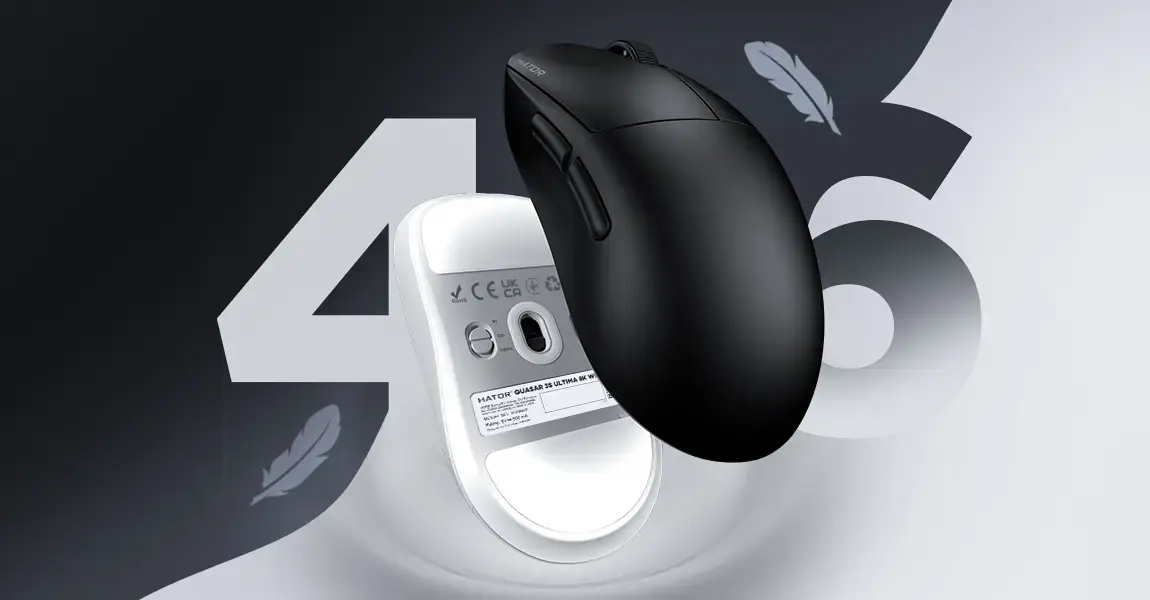 HATOR Quasar 3S Ultima 8K Wireless spēļu pele Photo 9