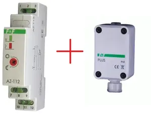 Twilight Switch FF AZ-112 PLUS 16A 230V with External Light Sensor 2–1000 lx