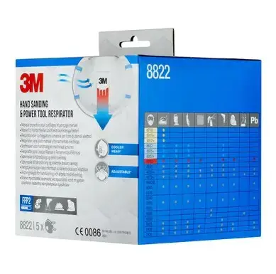 3M 8822PRO5 FFP2 полумаска-респиратор Photo 4