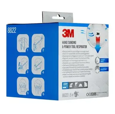 3M 8822PRO5 FFP2 полумаска-респиратор Photo 6