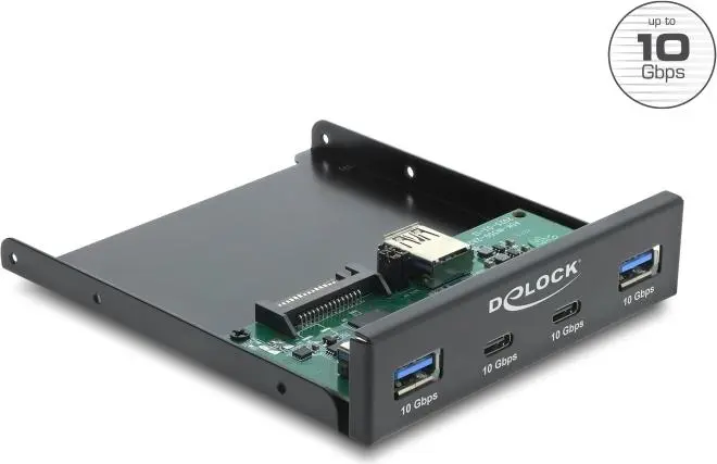 DELOCK Priekšējā panelis 3.5" USB