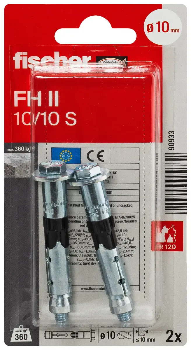 FISCHER винтовой анкер 090933, 2 шт. Photo 3
