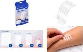 Šūšanas lentes sterilas baltas, first