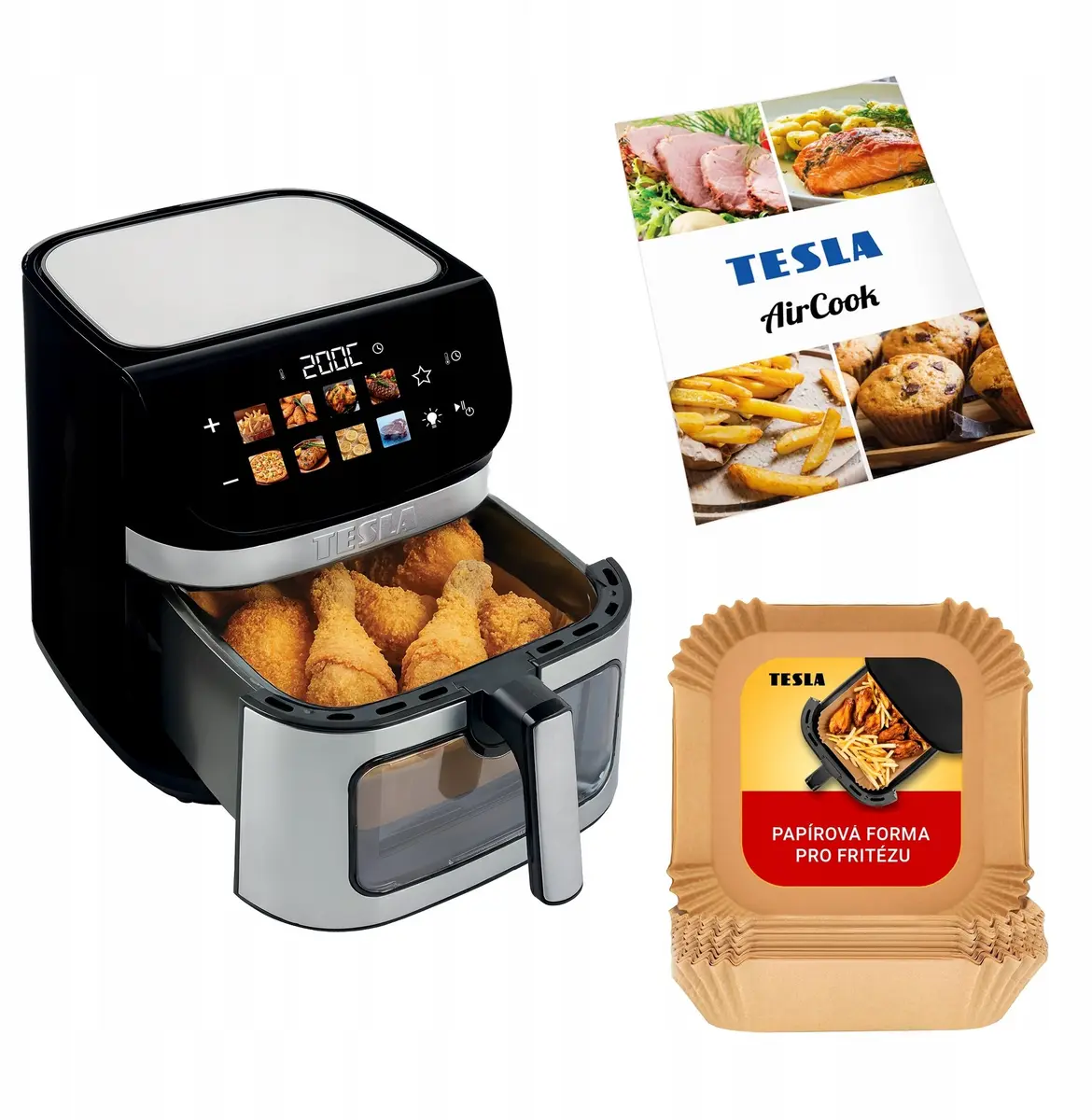 Tvaicēšanas iekārta TESLA AirCook DualHeat QD73