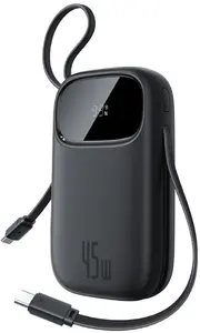 Power Bank Baseus EnerFill FC31 QPow3 20000 mAh 45W, melns