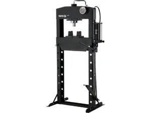 Hydraulic Shop Press YATO YT-55585 30T capacity, 0–1030mm stroke, 530mm throat