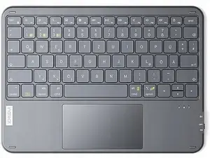 Inateck Keyboard Tablet QWERTZ gray — Bluetooth/USB for tablets, QWERTZ layout