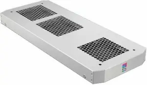 Roof Vent Panel Rittal for VX IT and TS IT cabinets, 600 mm width, 3 fans, max airflow 600 m³/h, light gray