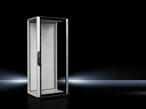 Rack cabinet Rittal 5327.190 freestanding rack with key lock, IP55, black/grey