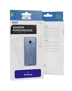 Vāciņš Wave Cover priekš Samsung Galaxy A70, modelis WAVE-SILICON-A70-T, caurspīdīgs silikons