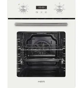 Встраиваемая электрическая духовка MPM MPM-45-BO-22/W — 50 л, 6 функций, конвекция, гриль, галогенный свет, белая