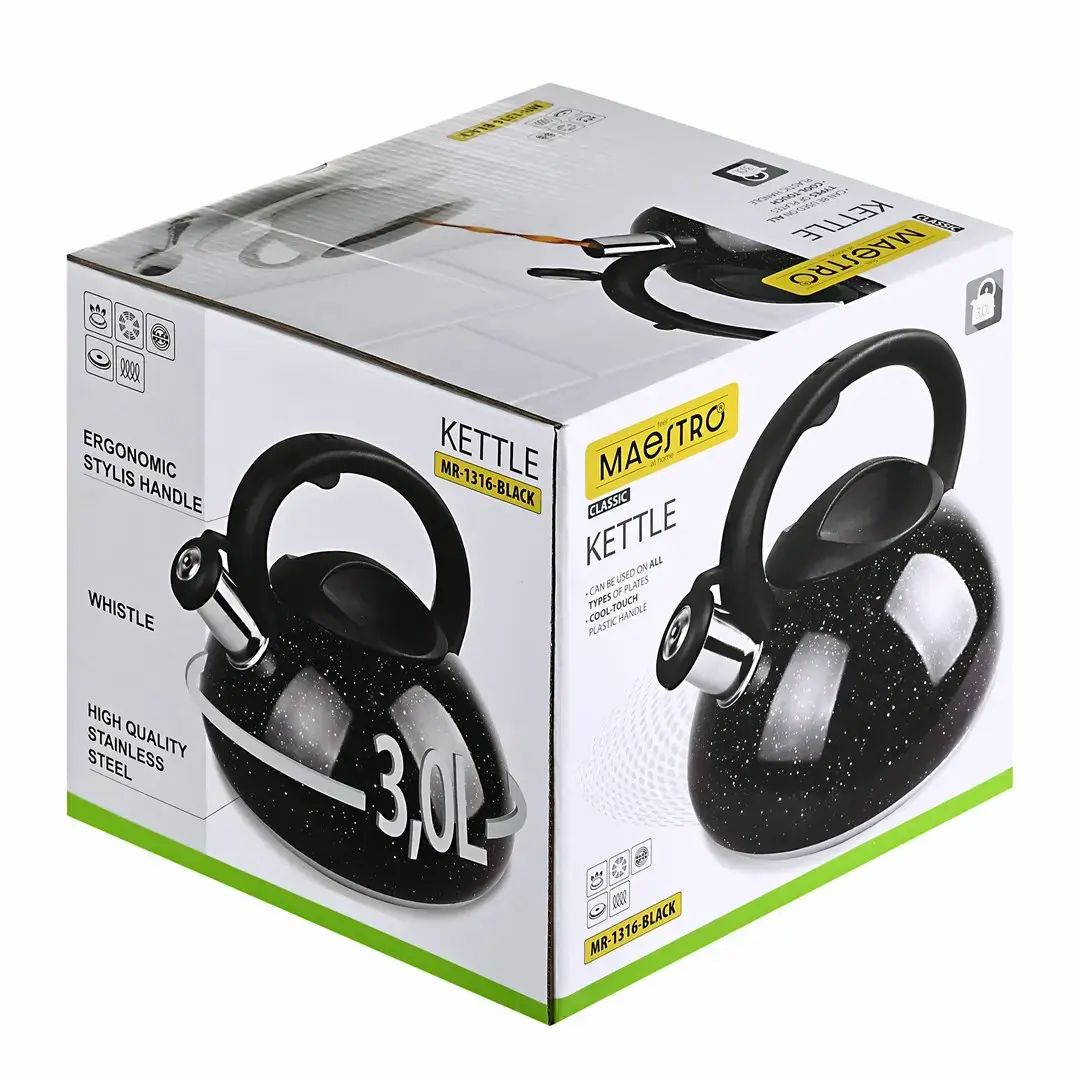 Электрочайник Maestro MR-1316-BLACK 3,0 л Photo 8