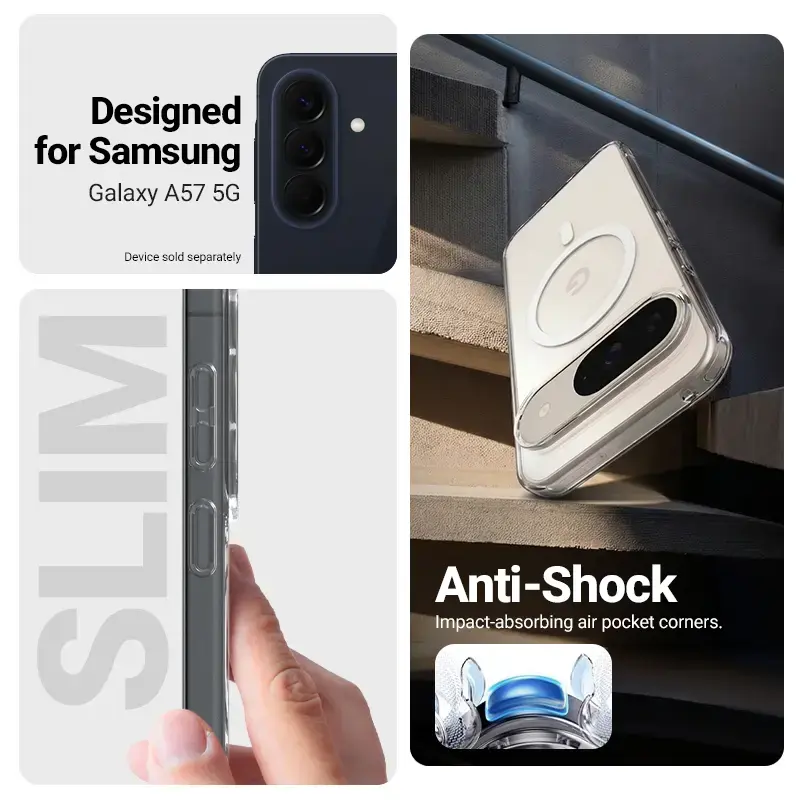 Crong Hybrid Clear Magnetic vāciņš Samsung Galaxy A57 Photo 2