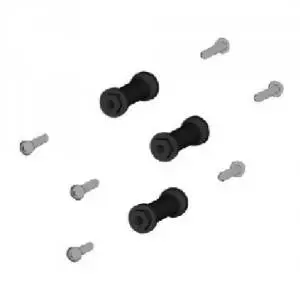 Wing Mounts Posts VRX Racing VRX/85059 for RC car rear wing mounting