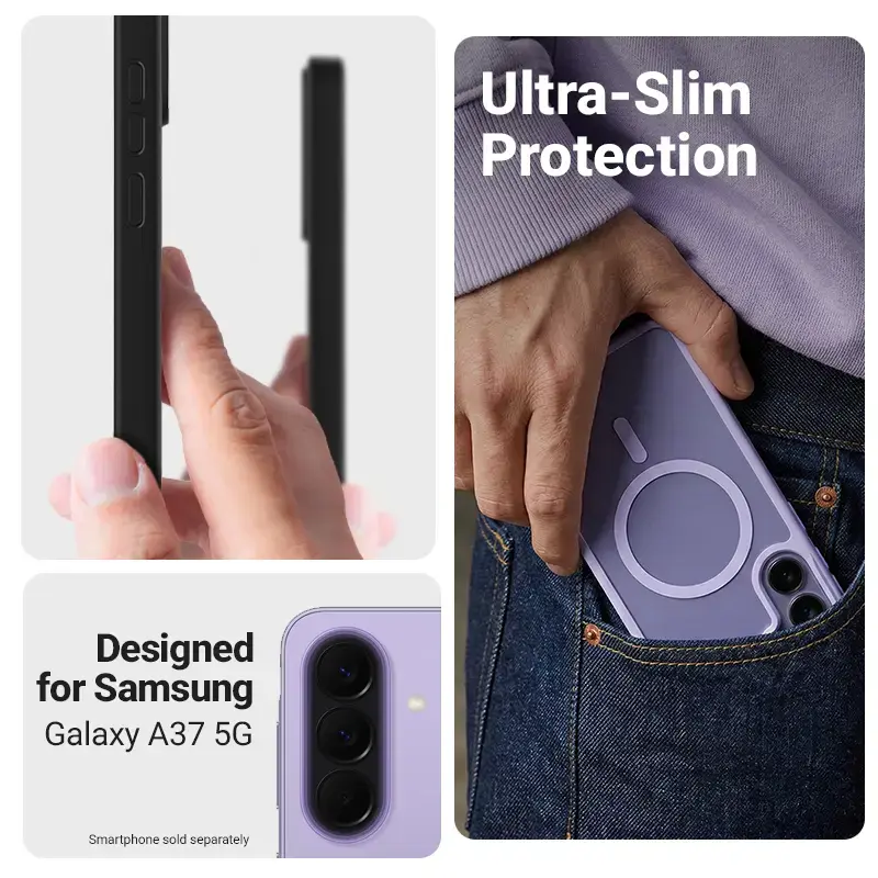 Crong Hybrid Matte Magnetic MagSafe vāciņš Samsung Galaxy A37 Photo 2