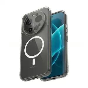 Crong Hybrid Clear Magnetic MagSafe Case for Xiaomi 17 Ultra — Transparent, TPU+PC, for 6.9" screen