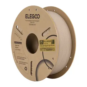 PLA Wood (gaišais ozols) Elegoo – PLA koka kompozīta filaments FDM 3D printeriem