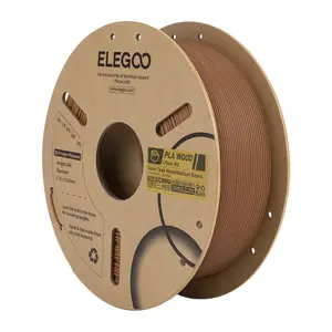 PLA Wood pavedienu Elegoo (Indian oak) 3D drukāšanai, koka daļiņu saturošs PLA, saderīgs ar FDM printeriem