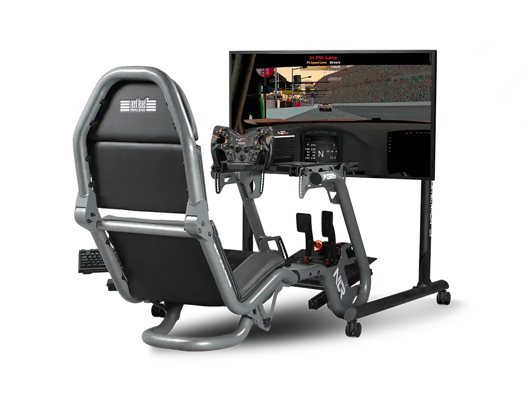 Next Level Racing Round Tube Floor Stand for Monitor up to 65" Photo 5