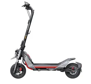 Elektriskais skrejritenis Ninebot Segway ZT3 Pro E — 650 W motors, 25 km/h maksimālais ātrums, 120 kg slodze, sarkani/melns
