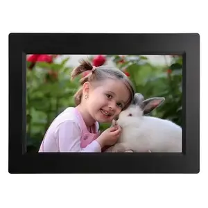 Digitālā foto rāmīte Frameo HF-101B 10,1" (25,6 cm) IPS 1280×800 skārienekrāns Wi‑Fi MicroSD melna