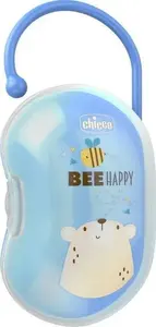 Двойной футляр для соски CHICCO CHIC-631 синий — хранение для двух пустышек