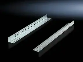 Enclosure mounting rail Rittal DK 5501.420, steel, silver, pack of 2
