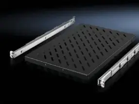 Rittal DK 5501.715 Steel housing, black, single-piece enclosure floor for IT/TE cabinets