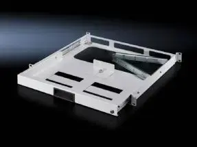 Rittal DK 7281.200 keyboard drawer for enclosure, steel housing, white, 1U