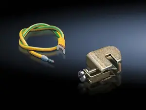 Earthing/grounding busbar extension kit Rittal DK 7549.000 — pack of 10