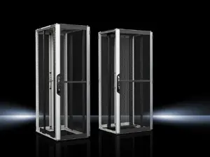 Rittal 5310.118 Напольный серверный шкаф 42U, 19" стойка, 600×2000×1200 мм, серый/черный