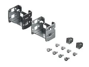 Mounting kit Rittal DK 7859.065 for racks — steel, stainless-steel finish, pack of 2